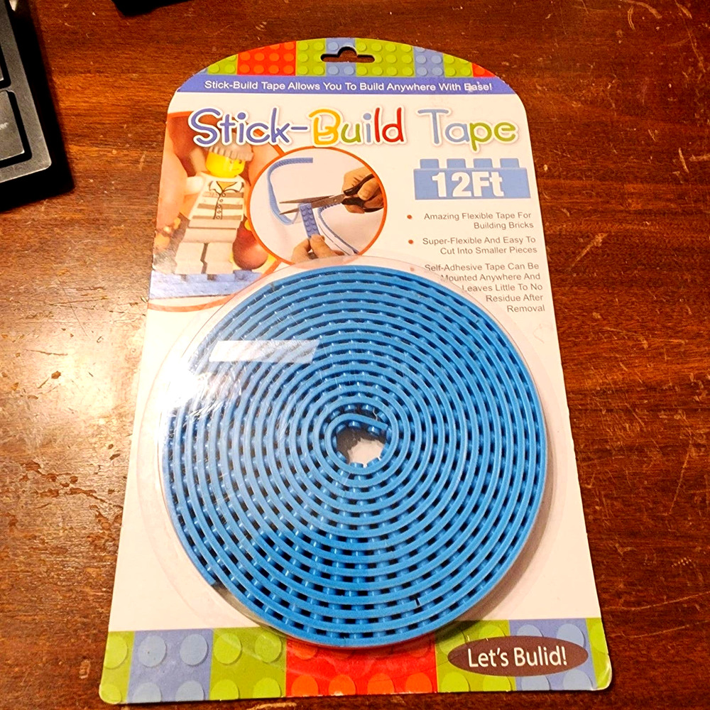 Stick-Build Tape for your Legos and Building Blocks, Toys, Kids Activities
